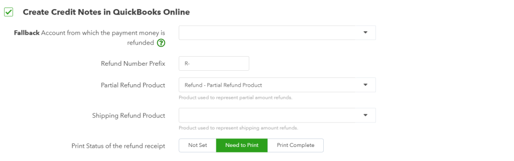 Visual shows Automate Credit Note Creation in QBO